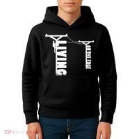 Living On The Edge Kids Hoodie thumb 4
