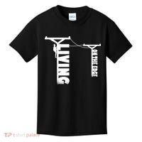 Living On The Edge Kids T-Shirt thumb 0