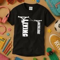 Living On The Edge Kids T-Shirt thumb 3