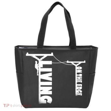 Living On The Edge Tote Bag