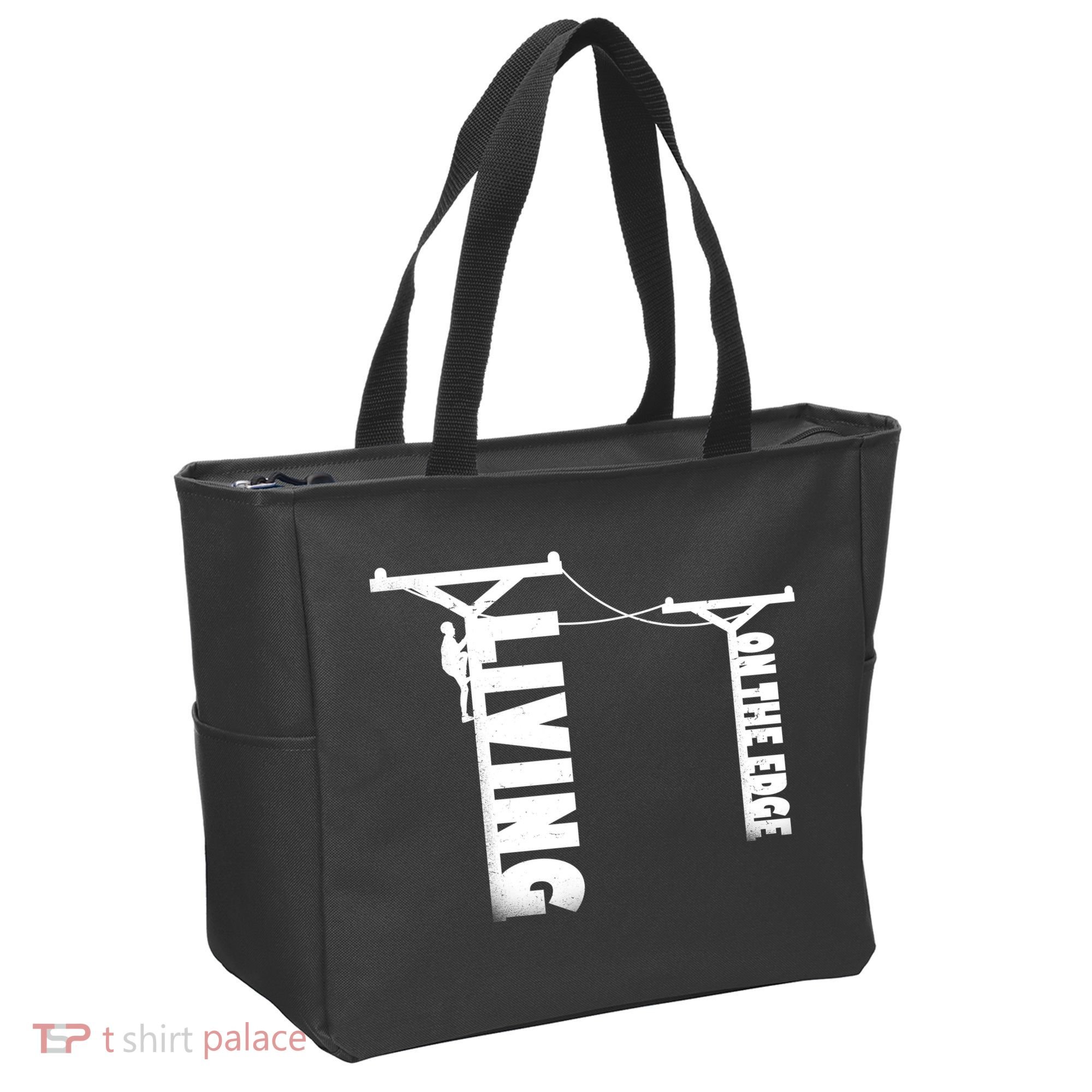 Living On The Edge Tote Bag
