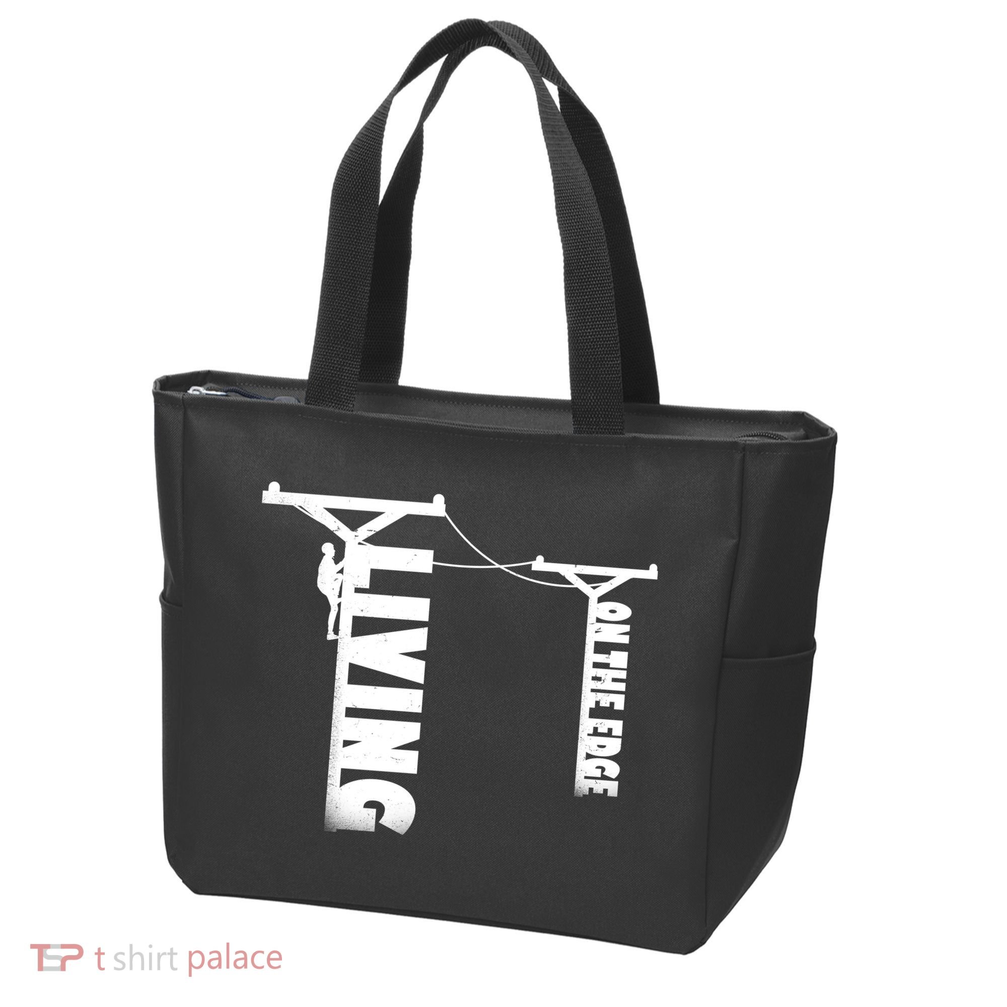 Living On The Edge Tote Bag