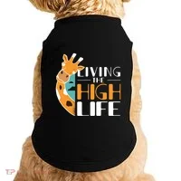 Living The High Life Doggie Tank thumb 0