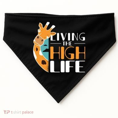 Living The High Life USA-Made Doggie Bandana