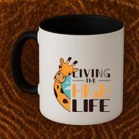 Living The High Life Coffee Mug thumb 2