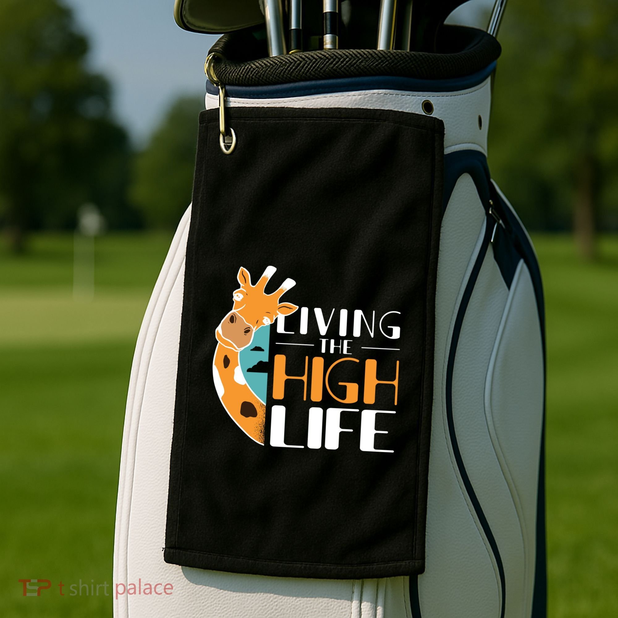 Living The High Life Golf Towel