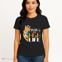 Living The High Life Women's T-Shirt thumb 4