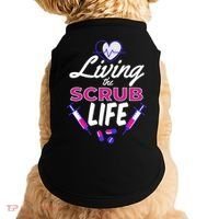 Living The Scrub Life Nurse Doggie Tank thumb 0