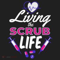 Living The Scrub Life Nurse Beanie thumb 2