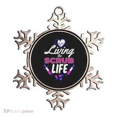 Living The Scrub Life Nurse Ornament
