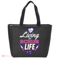Living The Scrub Life Nurse Tote Bag thumb 0