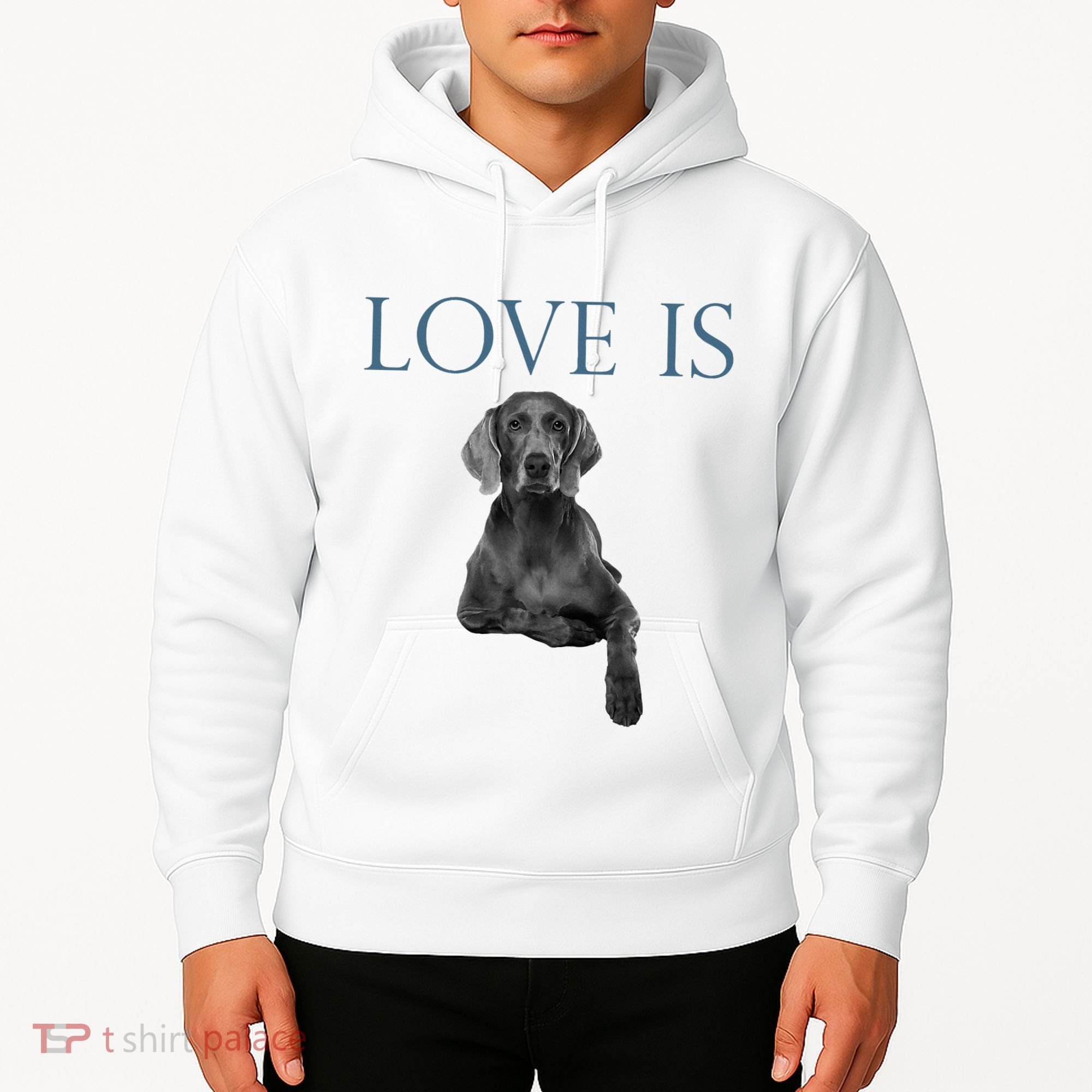Love Is Weimaraner Hoodie