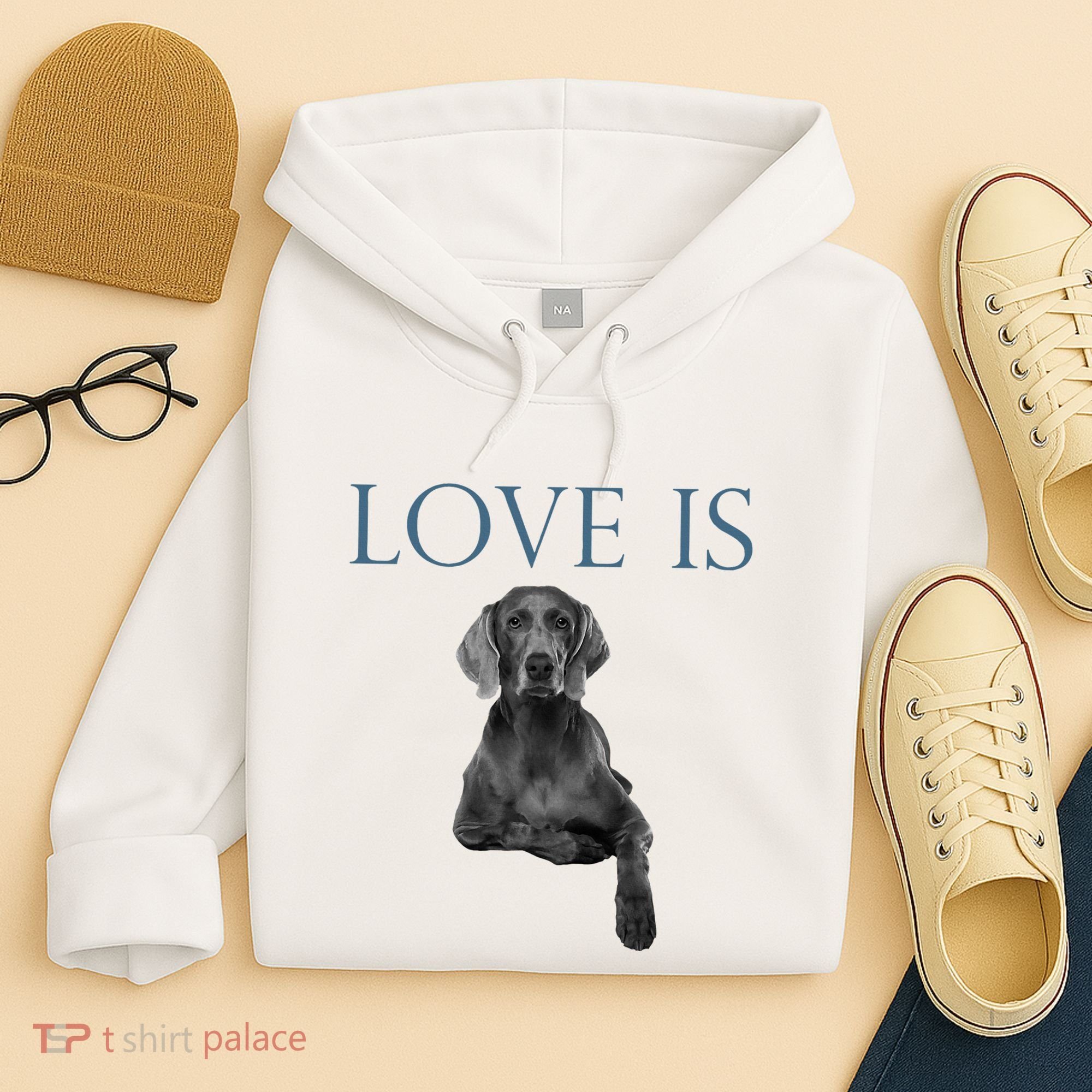 Love Is Weimaraner Hoodie