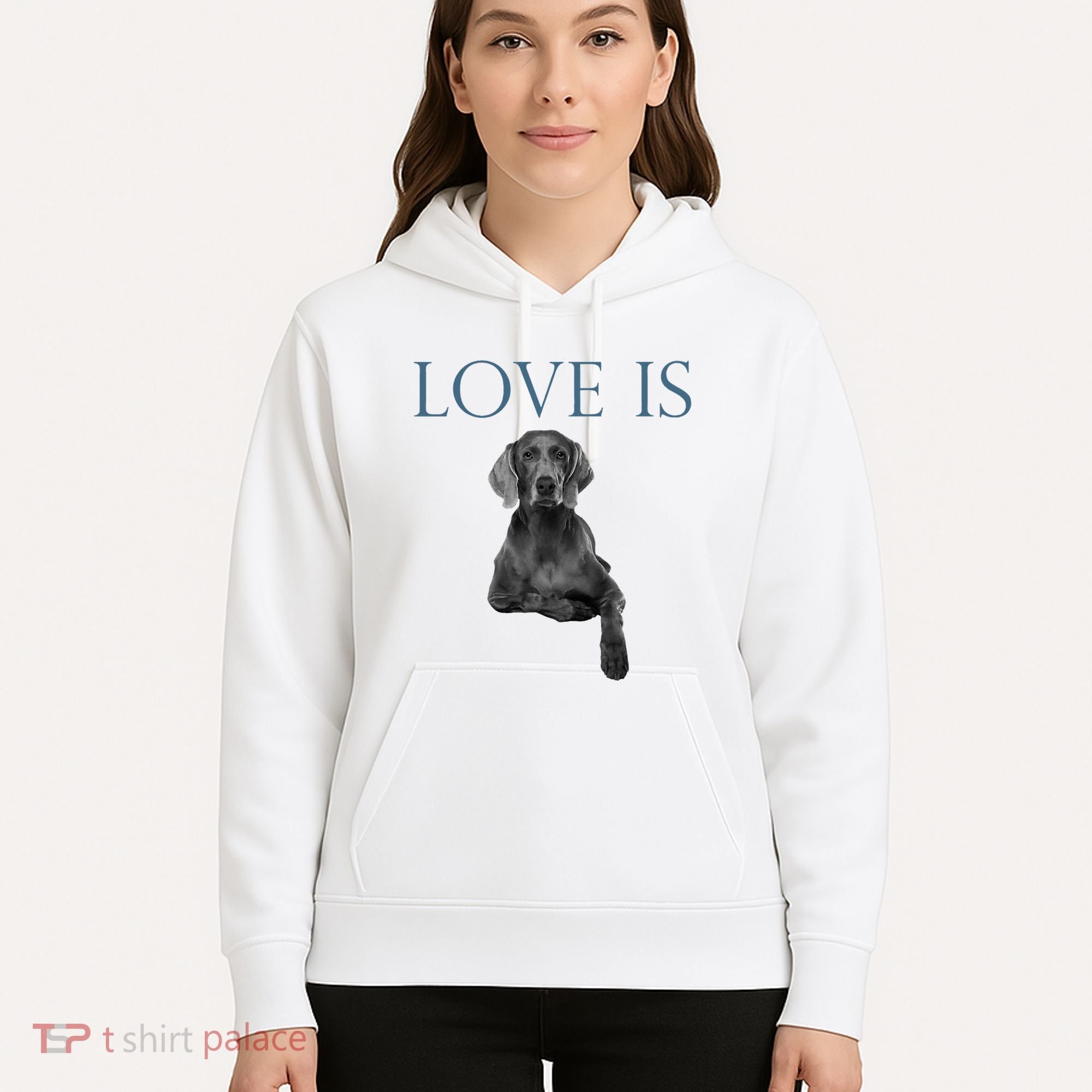 Love Is Weimaraner Hoodie