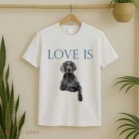 Love Is Weimaraner T-Shirt thumb 2