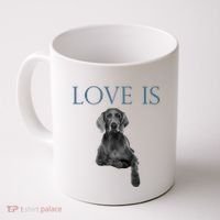 Love Is Weimaraner Coffee Mug thumb 0