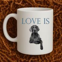Love Is Weimaraner Coffee Mug thumb 2