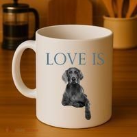 Love Is Weimaraner Coffee Mug thumb 4