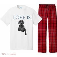 Love Is Weimaraner Pajama Set thumb 0