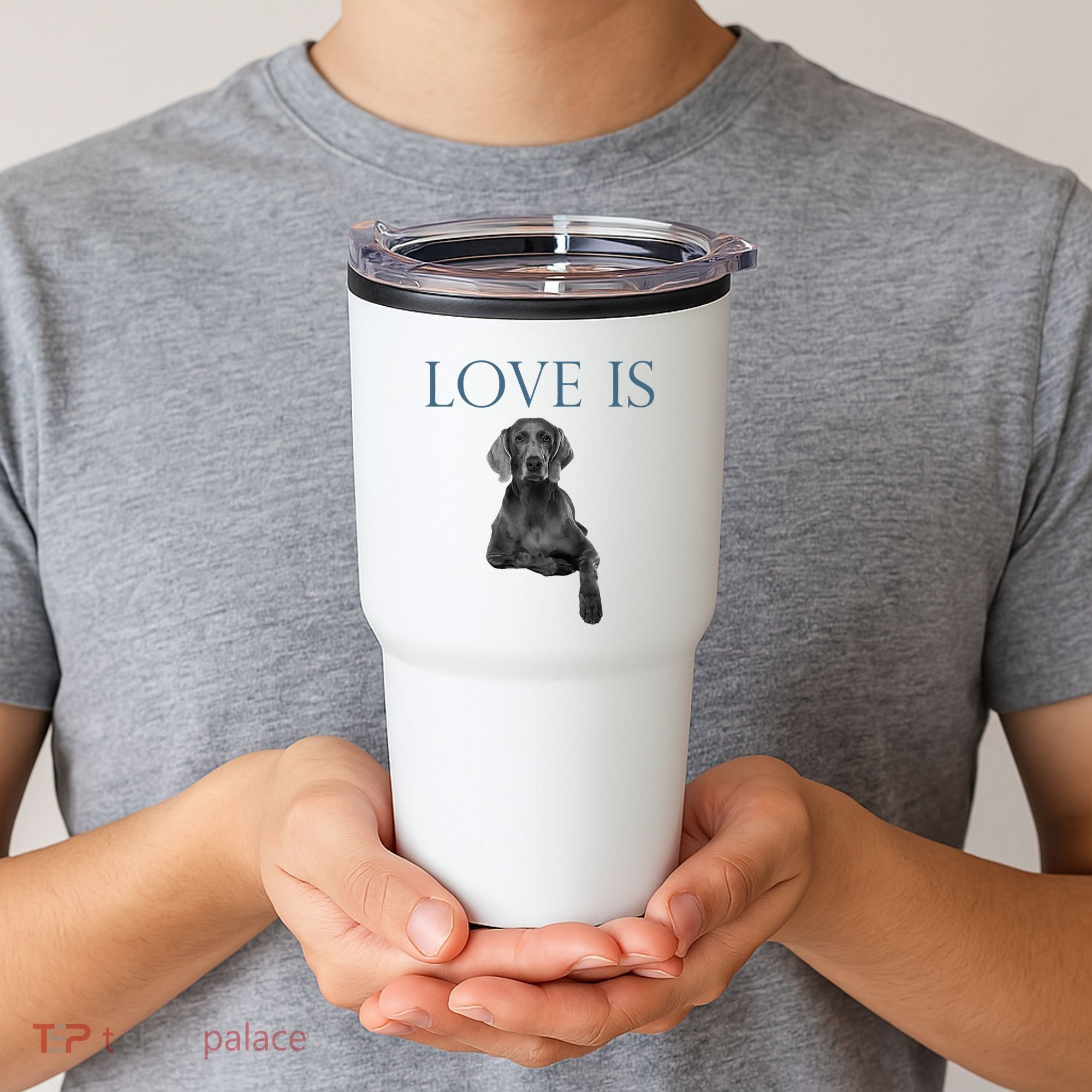 Love Is Weimaraner Tumbler