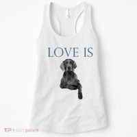 Love Is Weimaraner Women's Tank Top thumb 0