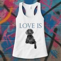 Love Is Weimaraner Women's Tank Top thumb 3