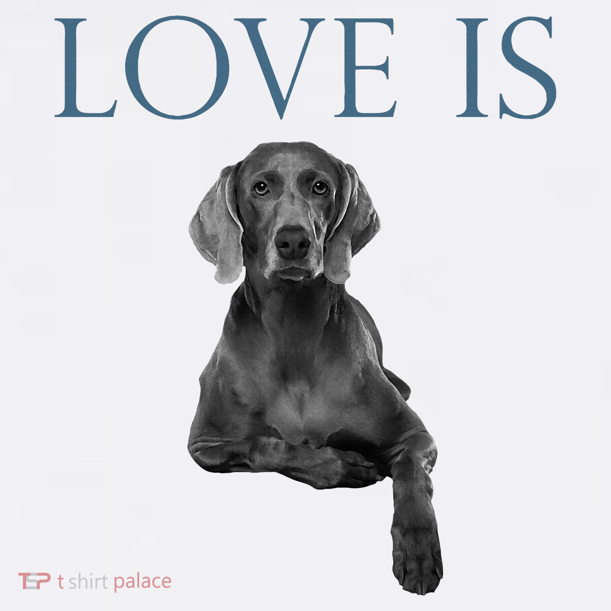 Love Is Weimaraner Hat
