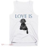 Love Is Weimaraner Tank Top thumb 0