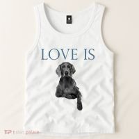 Love Is Weimaraner Tank Top thumb 2