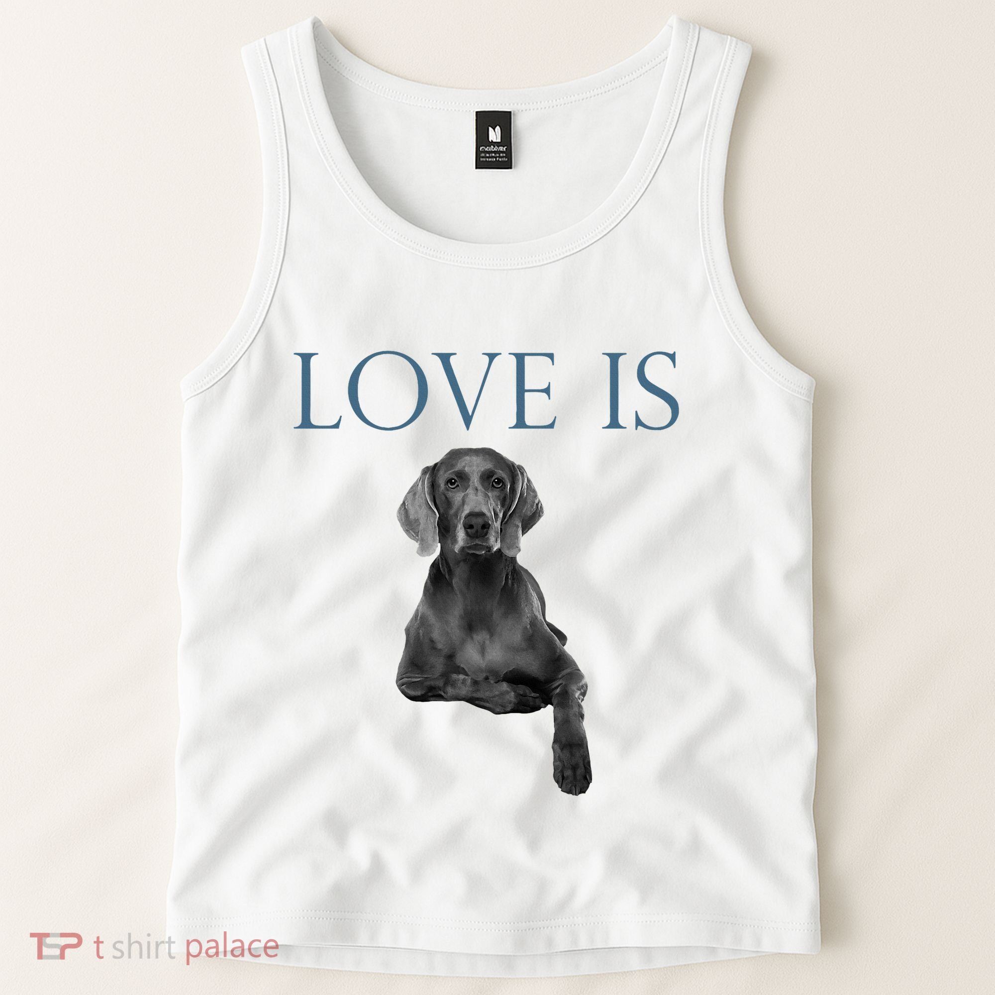 Love Is Weimaraner Tank Top