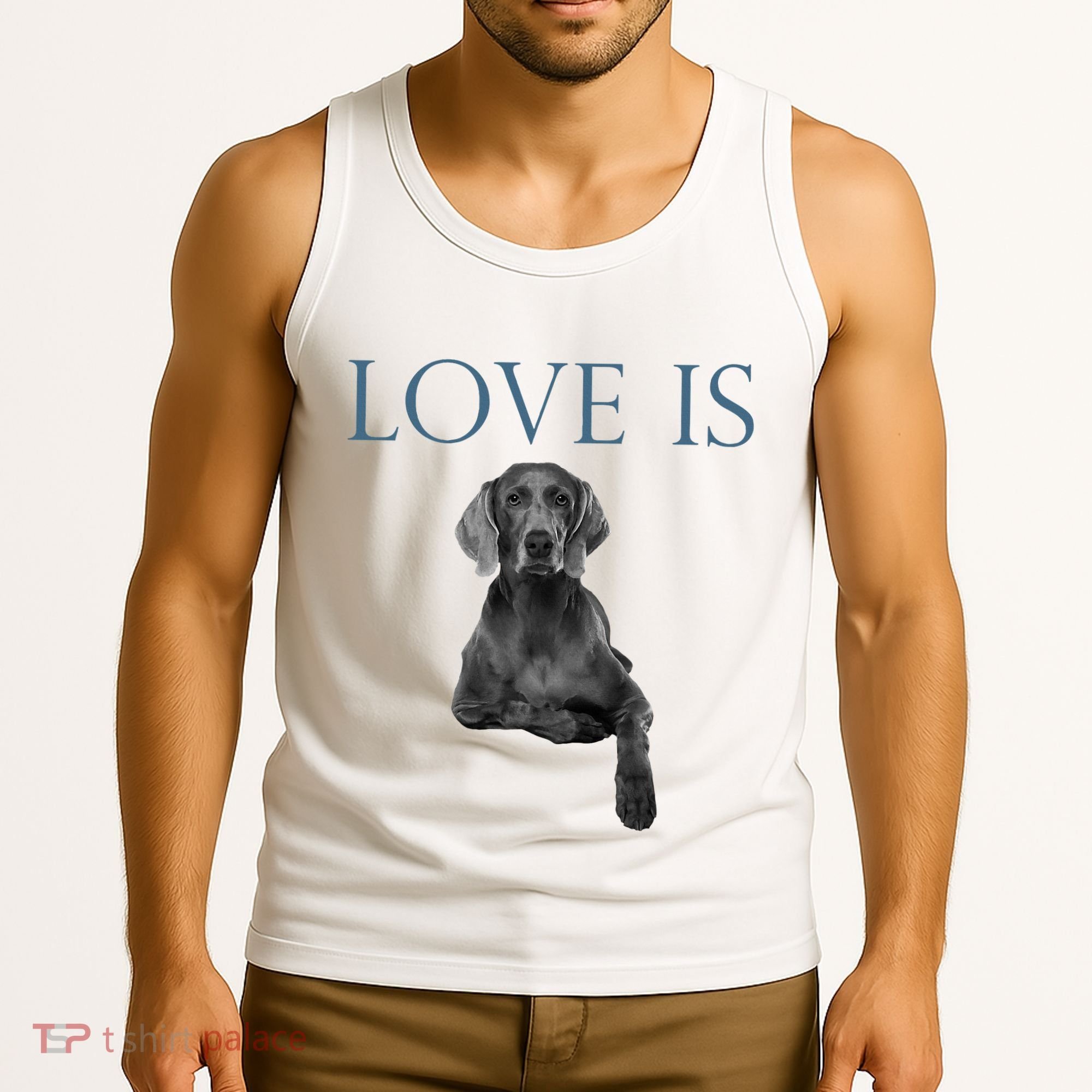 Love Is Weimaraner Tank Top