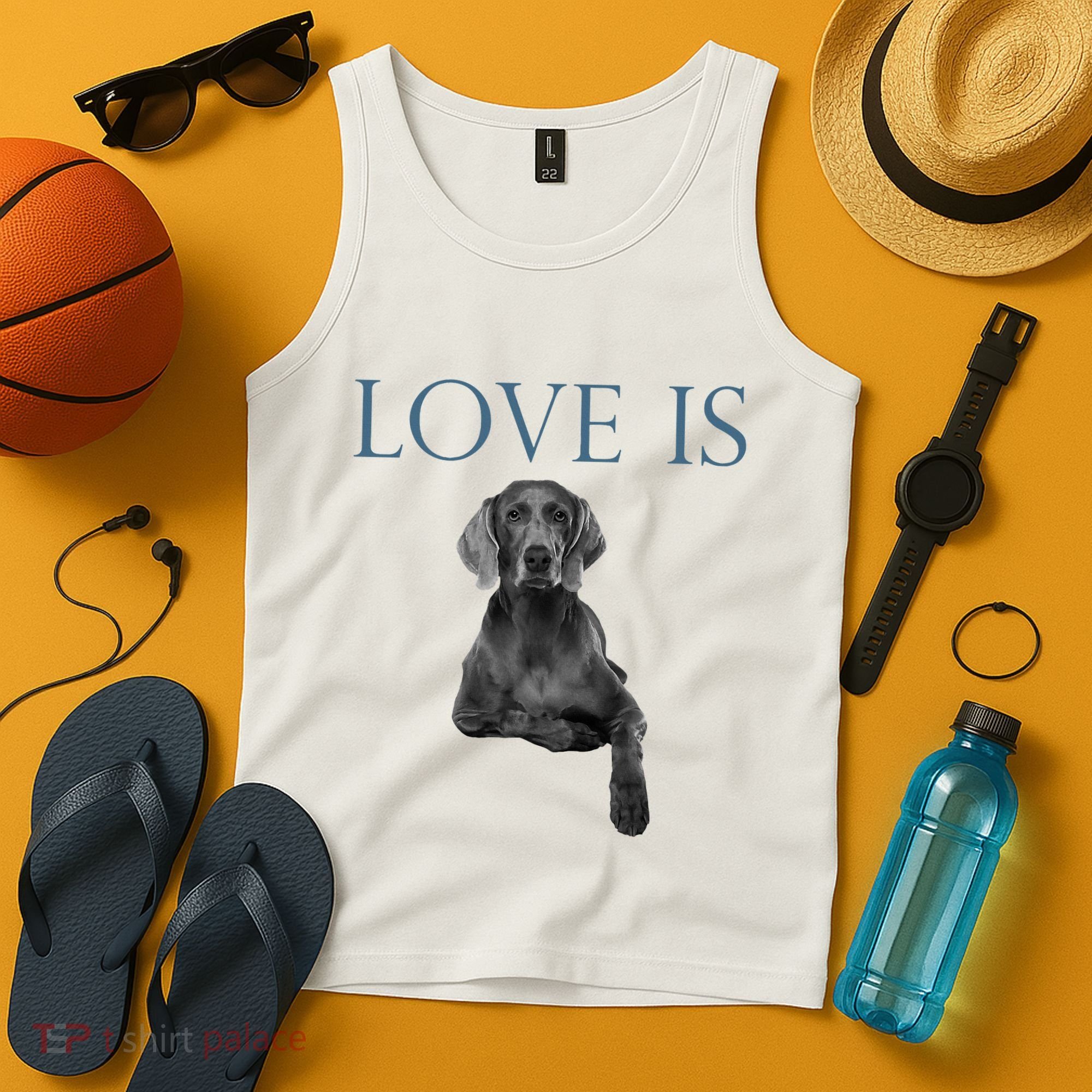 Love Is Weimaraner Tank Top
