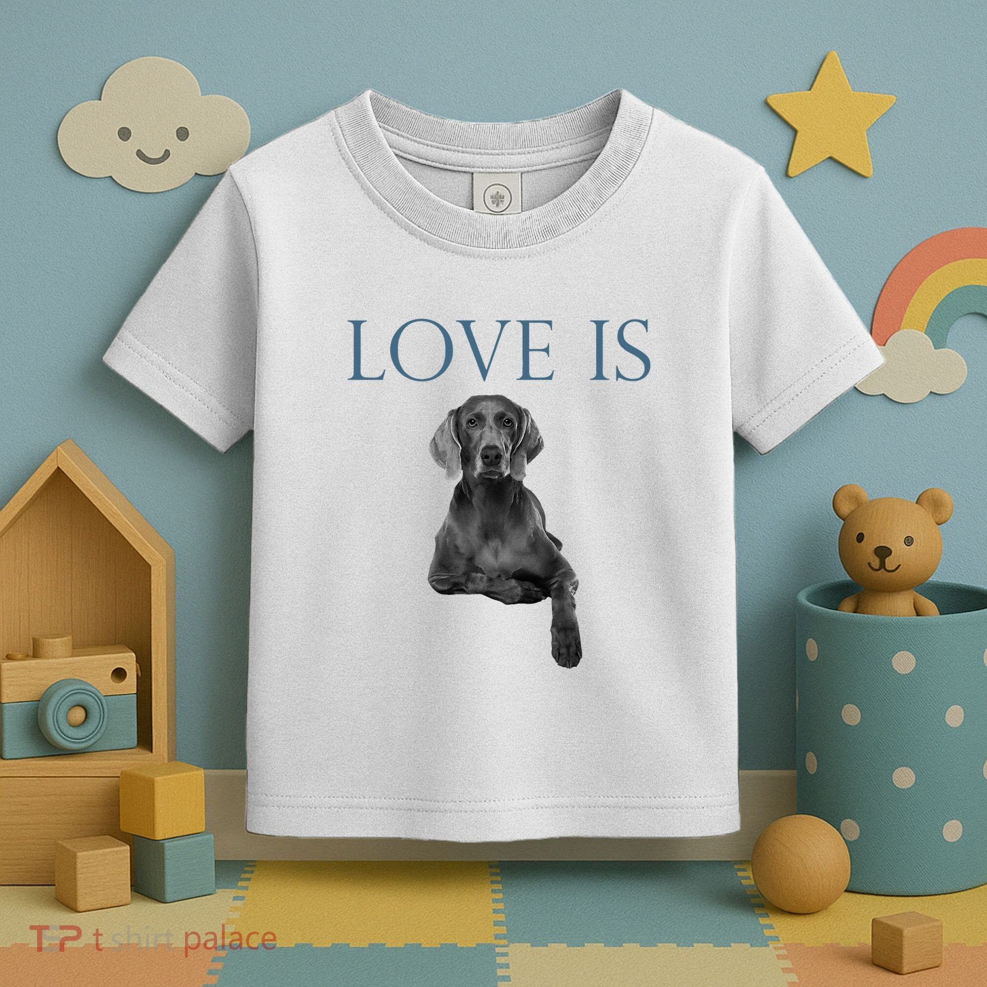Love Is Weimaraner Toddler T-Shirt