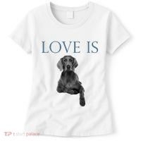 Love Is Weimaraner Women's T-Shirt thumb 0