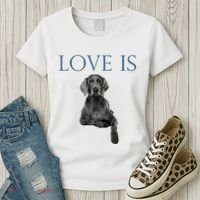Love Is Weimaraner Women's T-Shirt thumb 3
