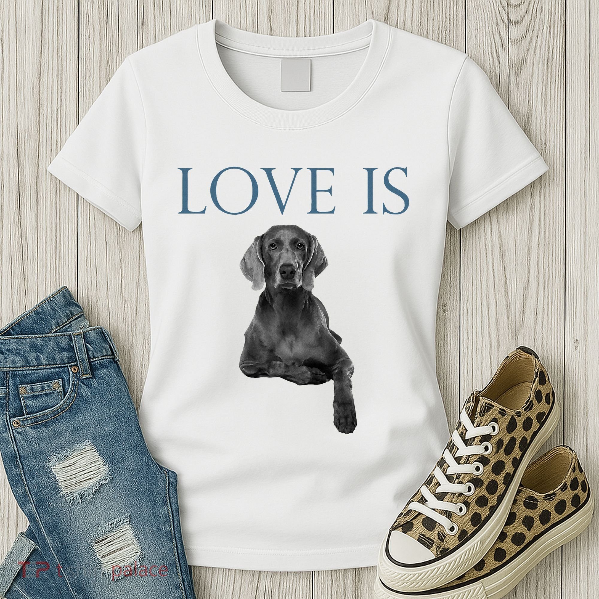 Love Is Weimaraner Women's T-Shirt