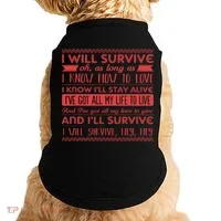 Lyriclyfe I Will Survive Doggie Tank thumb 0