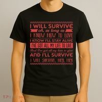 Lyriclyfe I Will Survive T-Shirt thumb 3