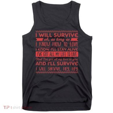 Lyriclyfe I Will Survive Tank Top