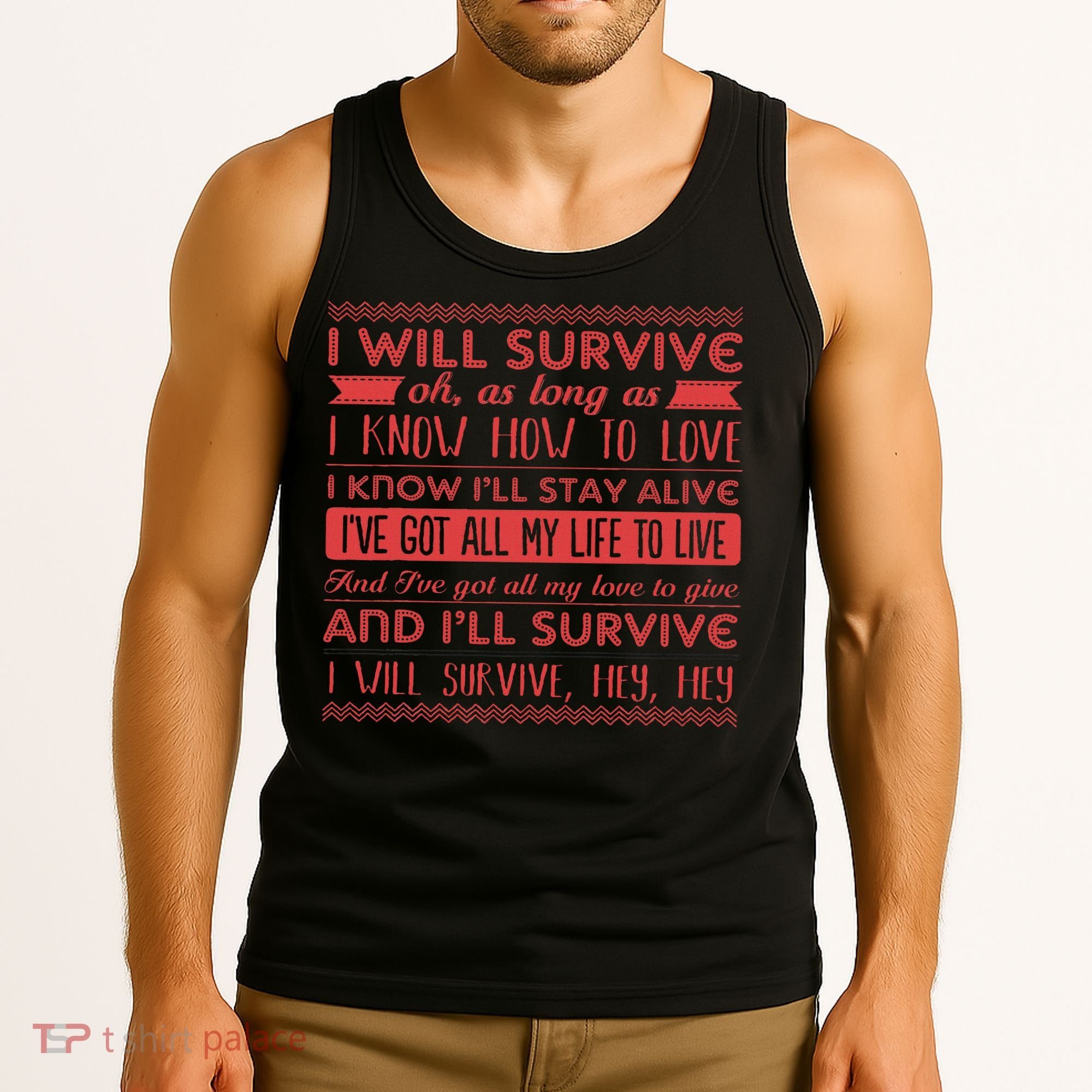 Lyriclyfe I Will Survive Tank Top