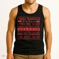 Lyriclyfe I Will Survive Tank Top thumb 3