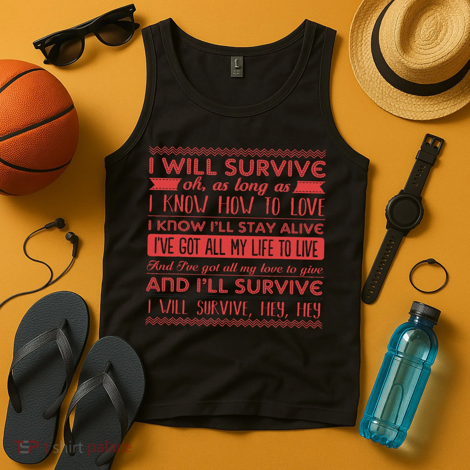 Lyriclyfe I Will Survive Tank Top