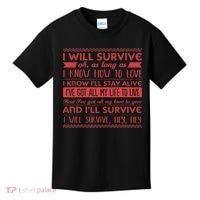 Lyriclyfe I Will Survive Kids T-Shirt thumb 0