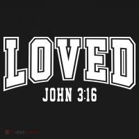 Loved John 3:16 Bible Verse Christian Women's Hoodie thumb 2