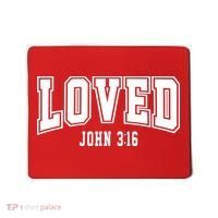 Loved John 3:16 Bible Verse Christian Mousepad thumb 0
