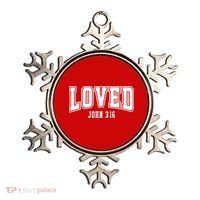 Loved John 3:16 Bible Verse Christian Ornament thumb 0