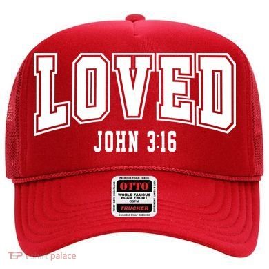 Loved John 3:16 Bible Verse Christian Hat
