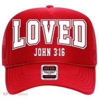 Loved John 3:16 Bible Verse Christian Hat thumb 0