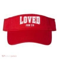 Loved John 3:16 Bible Verse Christian Visor thumb 0