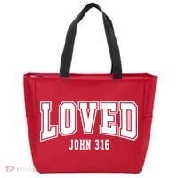 Loved John 3:16 Bible Verse Christian Tote Bag thumb 0